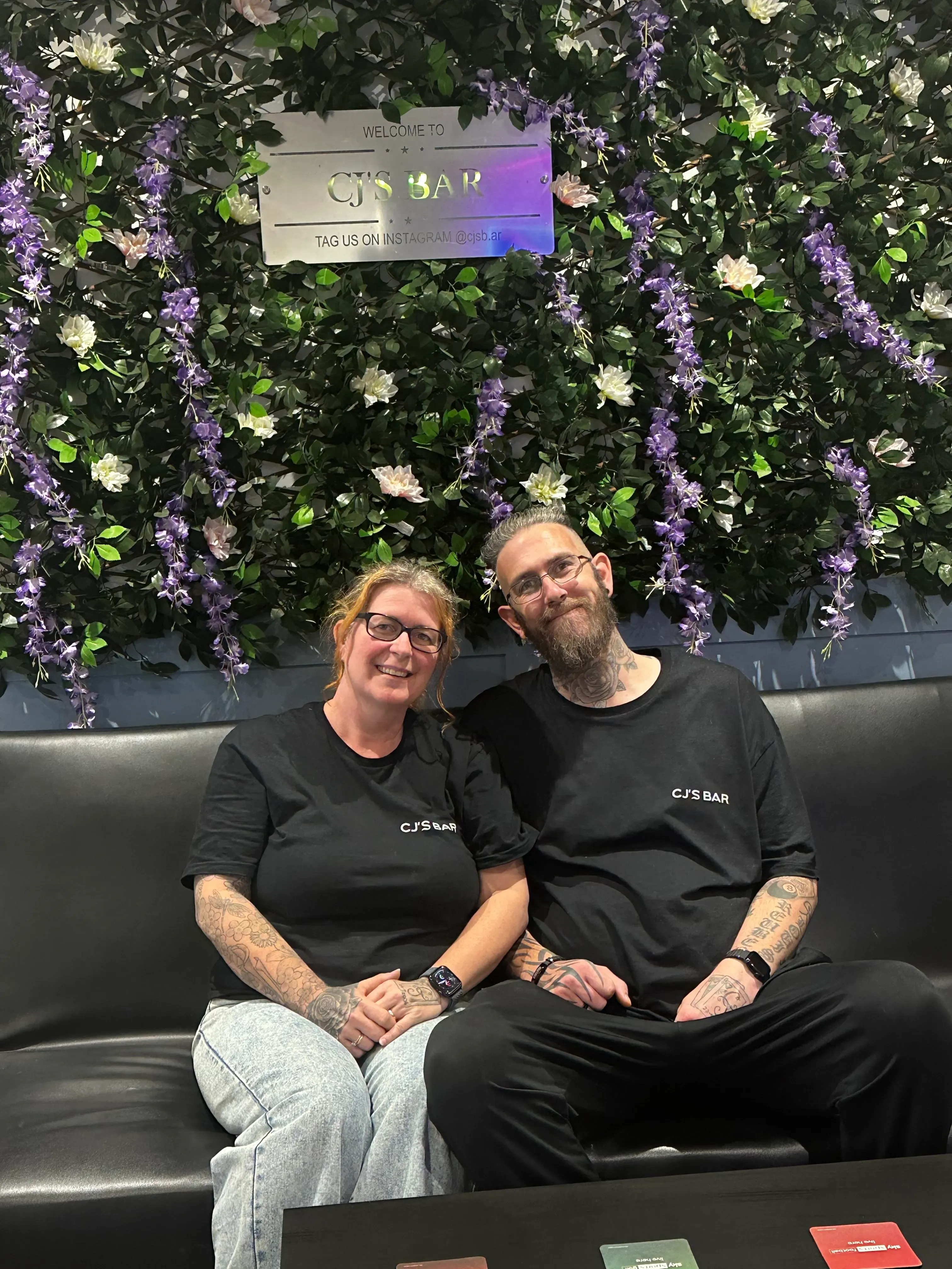 the owners of CJ's Bar